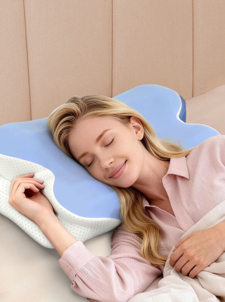 Lifestyle view of the Melara Max pillow